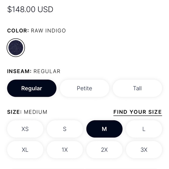 Dark Blue Women's Jeans - Picture 2 of 4